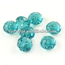 Light blue opal Faceted Rondelle Beads